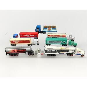 Vintage Semi Truck Mixed Brands Lot Of Metal Die Cast Plastic